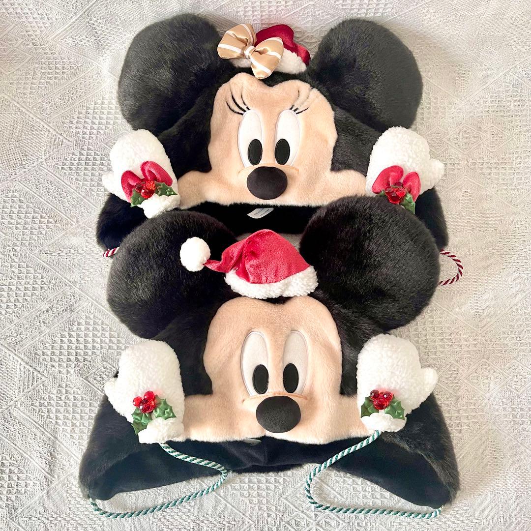 ミッキー　ミニー　クリスマス　ファンキャップ