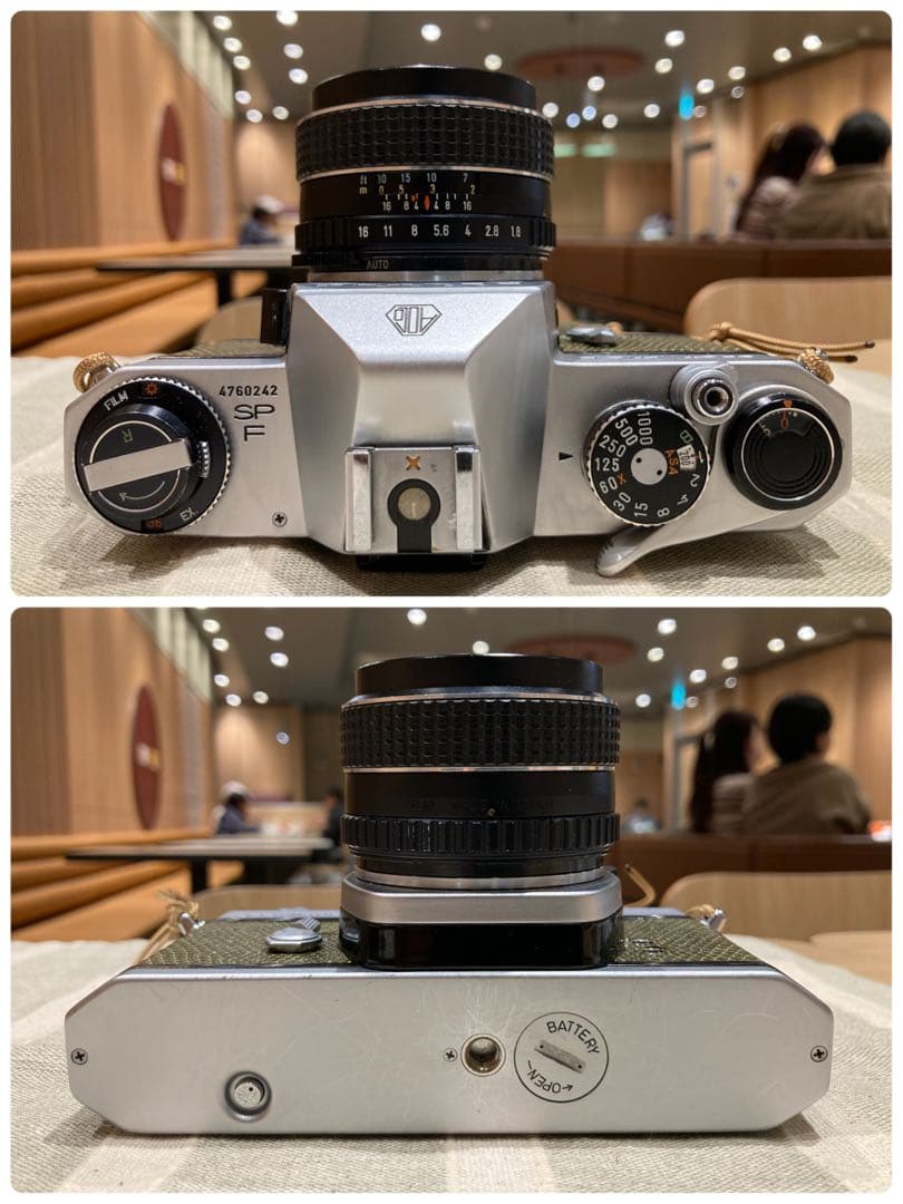 試写作例多数★pentax spf★リザード本革グリーン★美品＊完動品＊初期保証