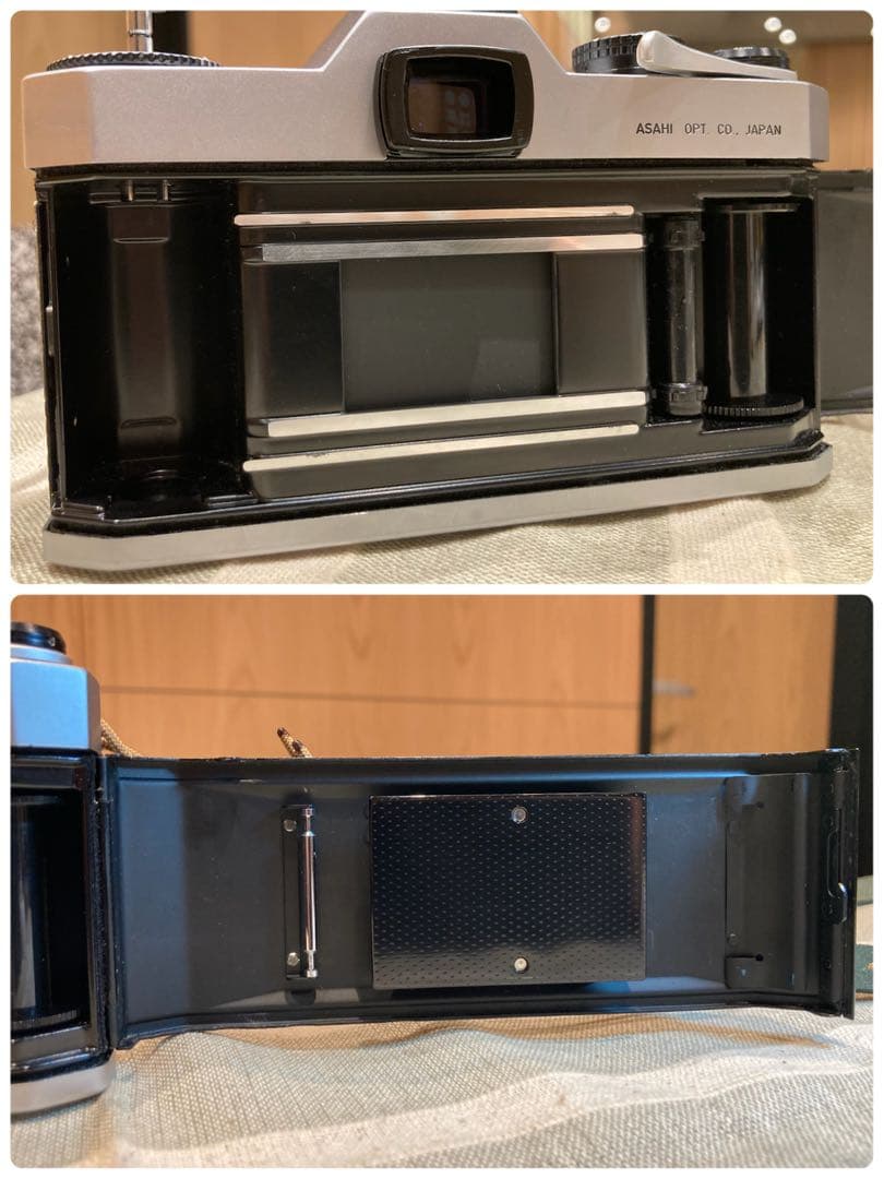 試写作例多数★pentax spf★リザード本革グリーン★美品＊完動品＊初期保証