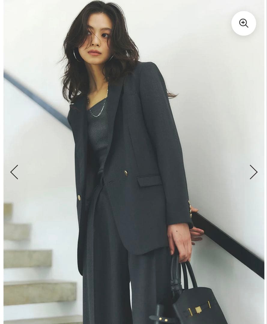 anuans ベーシックダブルジャケット GRAY サイズ1