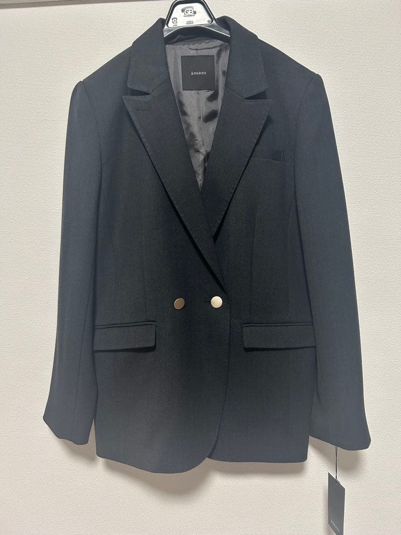 anuans ベーシックダブルジャケット GRAY サイズ1