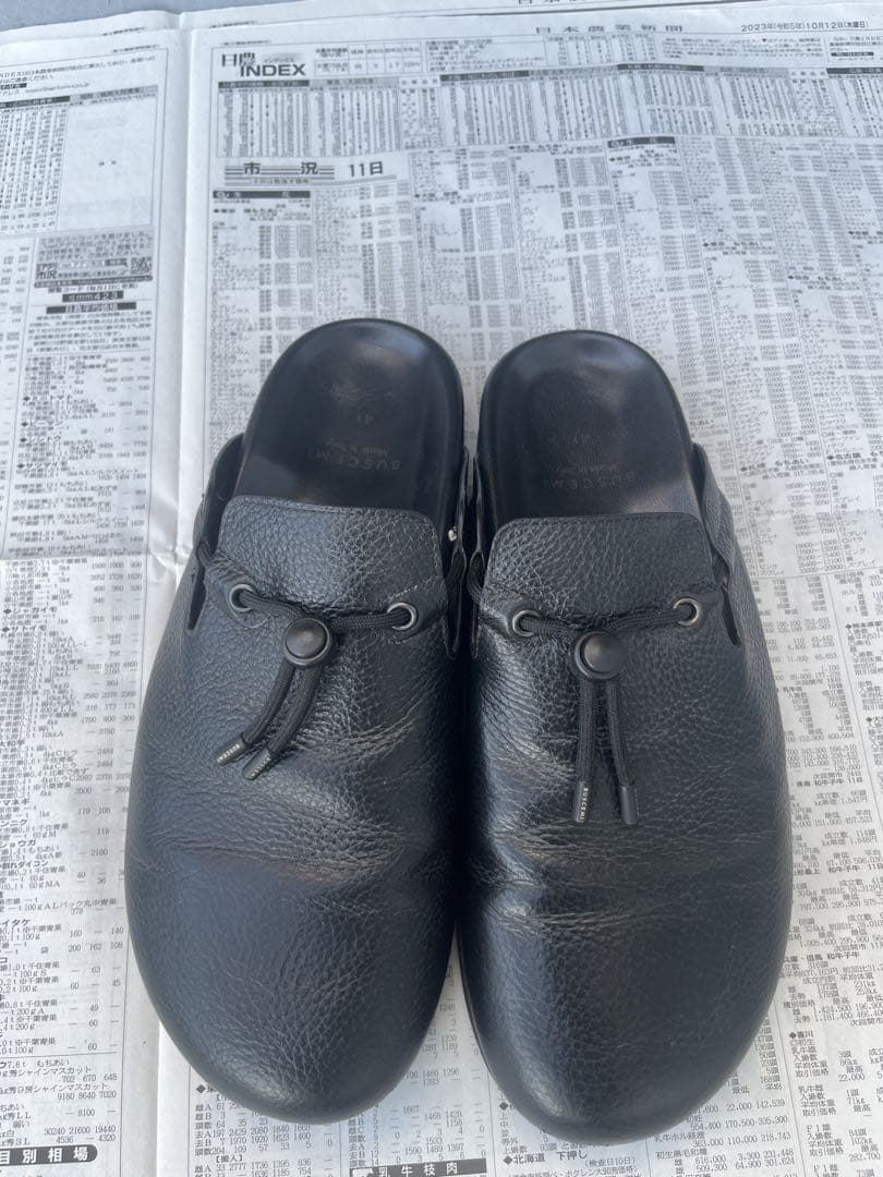 BUSCEMI☆ブシェミ☆サンダル☆クロッグ☆レザーシューズ☆メンズ☆サイズ41