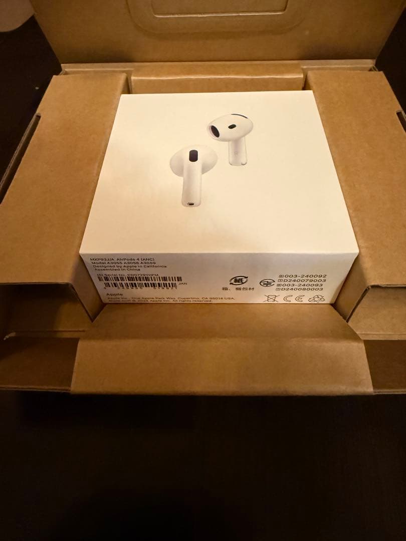 AirPods 4 本体 アクティブノイズキャンセリング搭載モデル