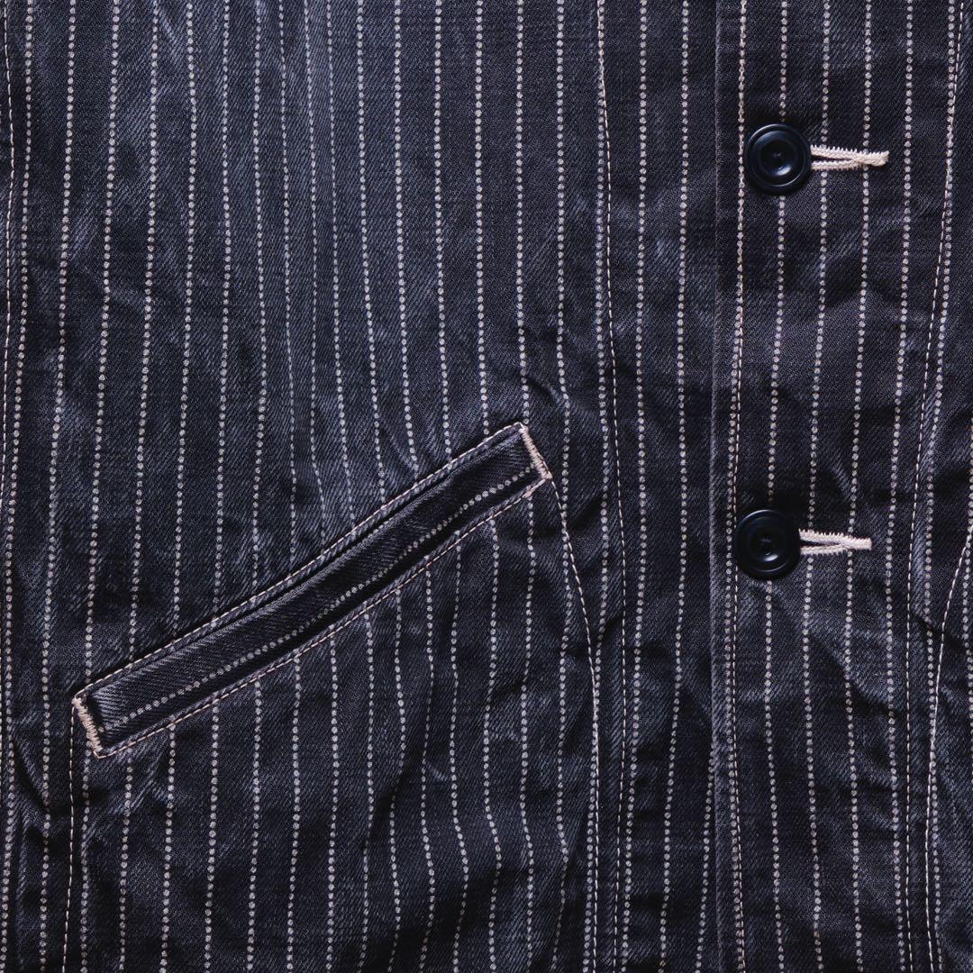 Sugar Cane ダークネイビー ストライプ カバーオール サイズ38