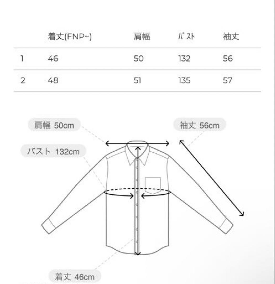 r*o様 [CLANE］RIBBON ZIP SHIRTS （size1）