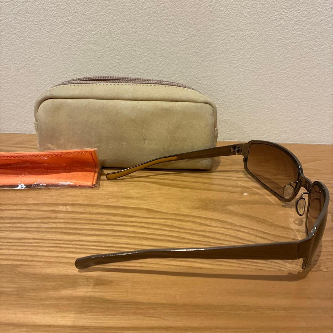 クリスチャンロス　ブラウン 偏光レンズ サングラス ケース付き