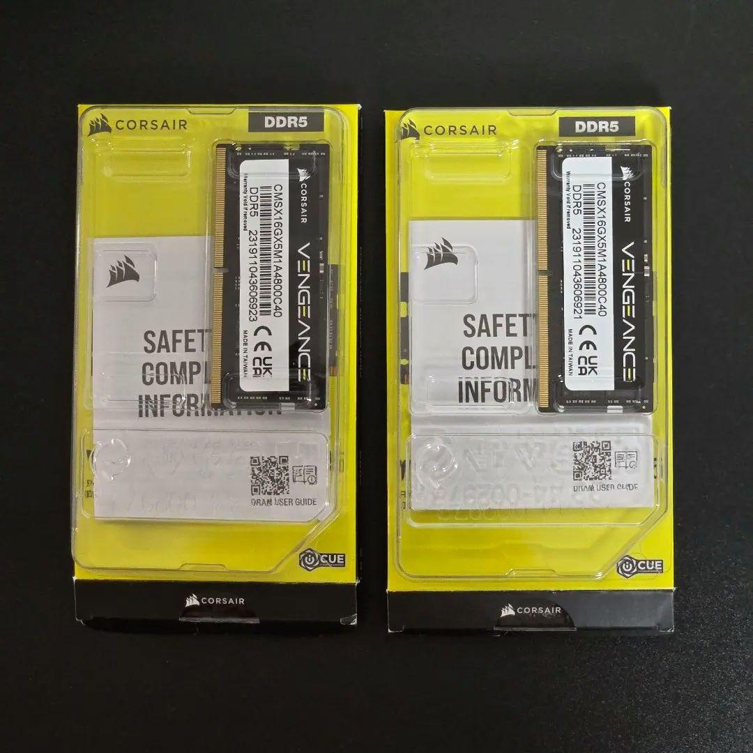 Corsair 16GB DDR5 4800MHz SO-DIMM ×2