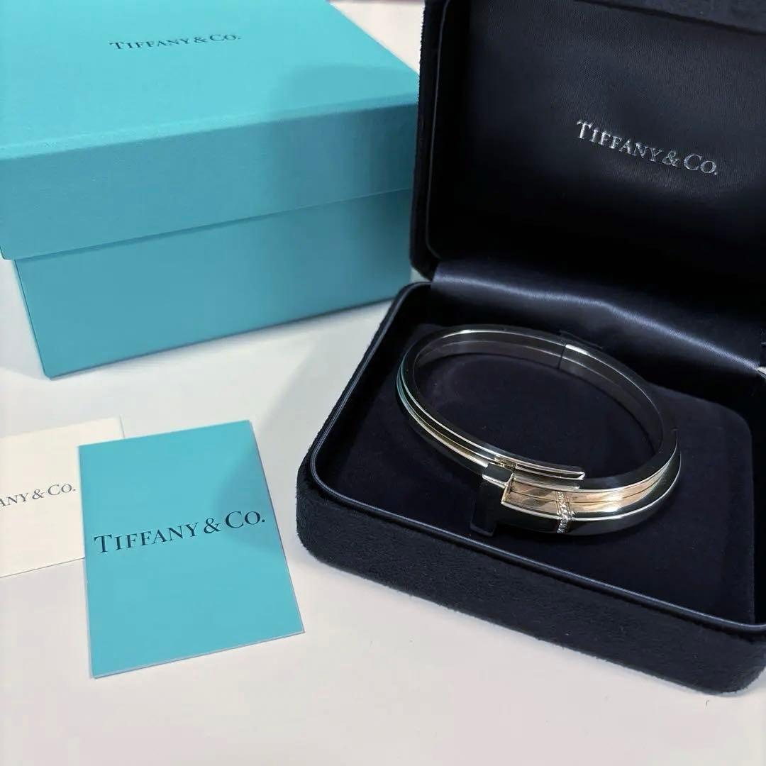 TIFFANY & CO. Tスクエアラップ ブレスレット バングル