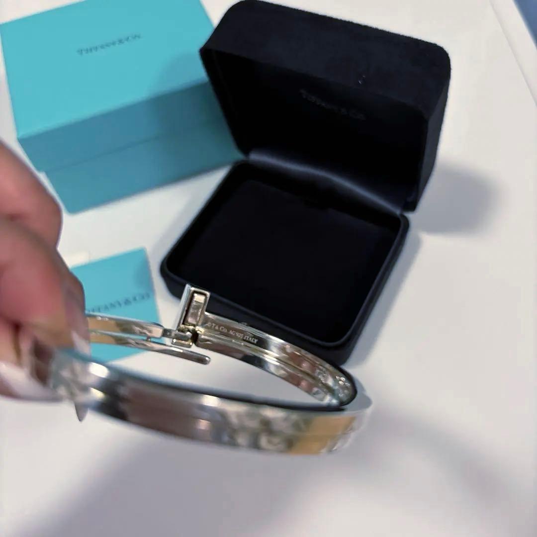TIFFANY & CO. Tスクエアラップ ブレスレット バングル