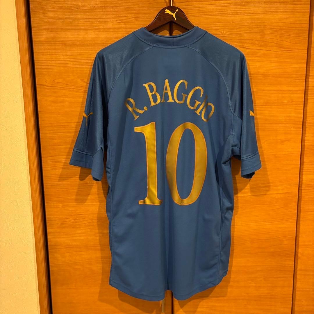 新品PUMAサッカーイタリア代表バッジョ引退記念ユニフォーム