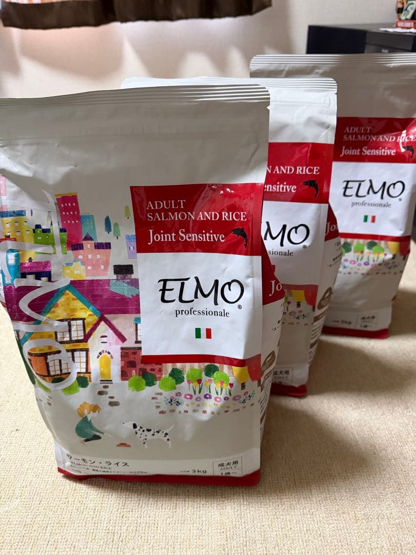 週末値下げELMO サーモンとライス 3kg ×3