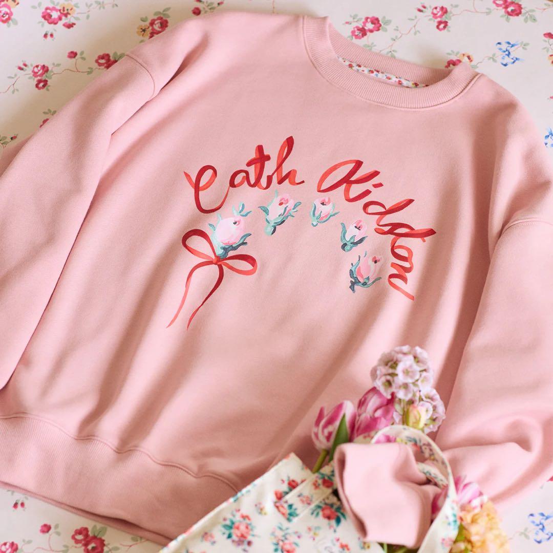 【新品未開封/匿名配送】CathKidston 裏起毛スウェット ピンク