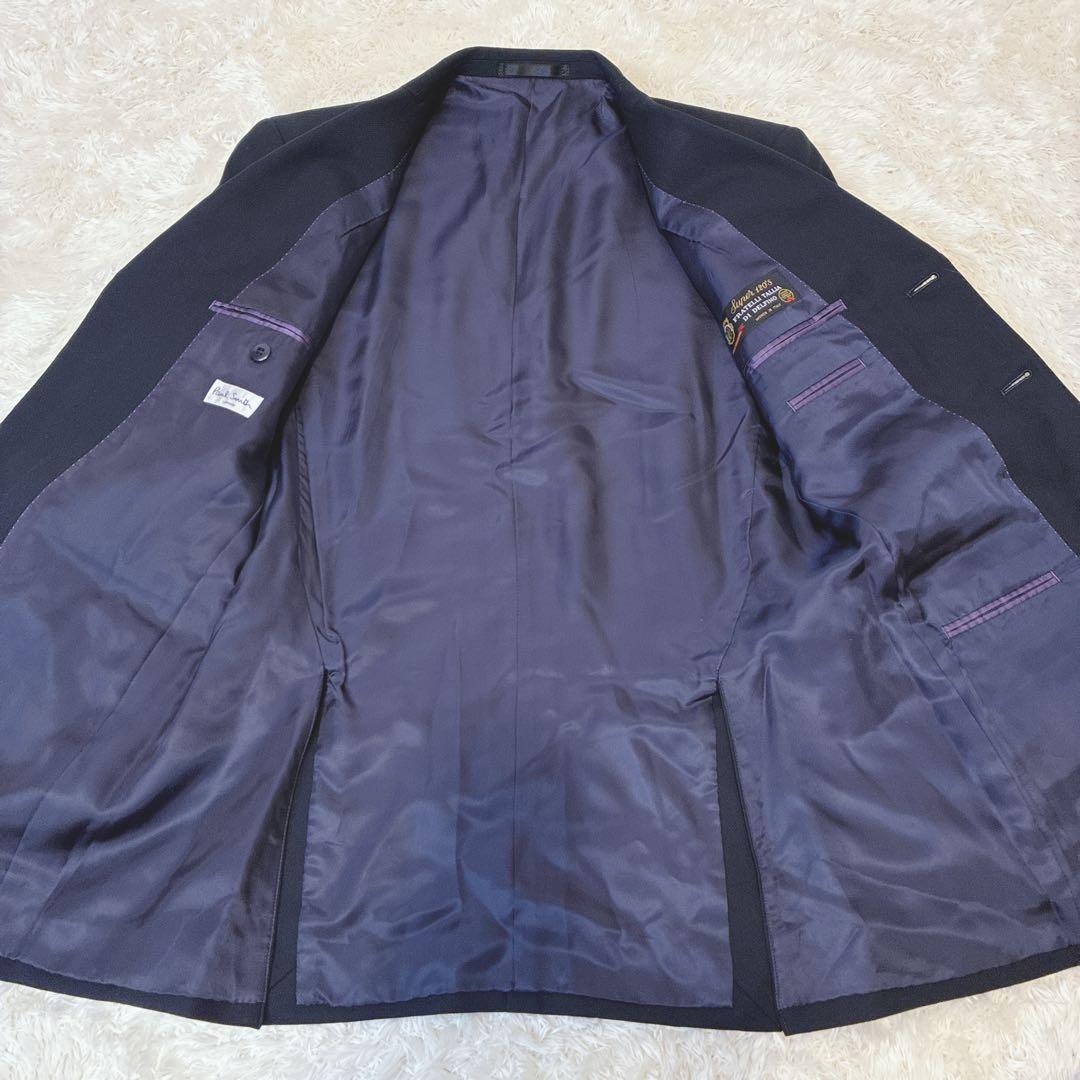 ポールスミス×DELFINO セットアップ スーツ 黒 M SUPER120