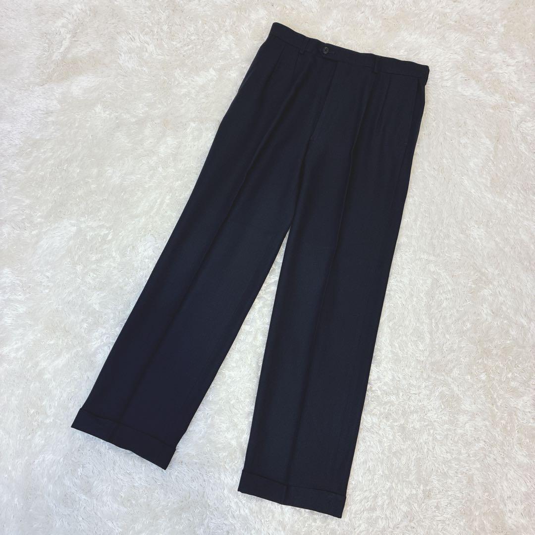 ポールスミス×DELFINO セットアップ スーツ 黒 M SUPER120