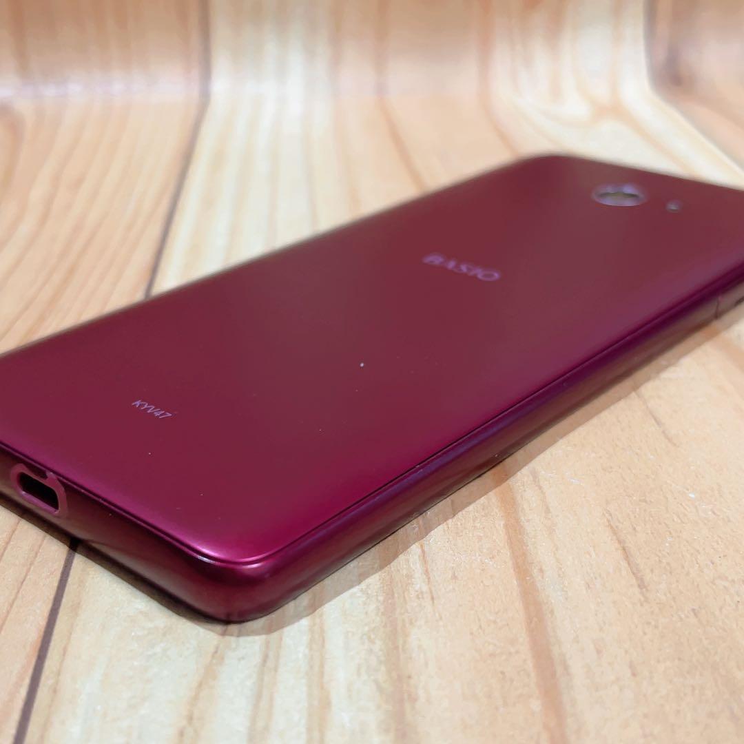 SIMフリー 本体 BASIO 4 KYV47 32 GB 179G4 レッド