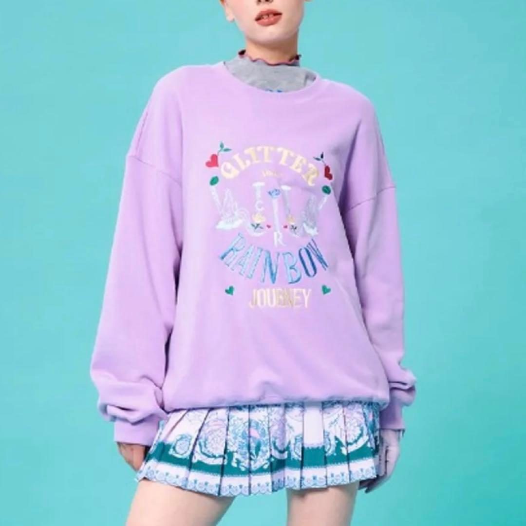 トップス CAROUSEL GOLF Rainbow heat sweatshirt