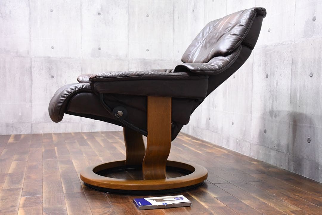 EAK44 エコーネス ストレスレスチェア レノ Mサイズ ダークブラウン系