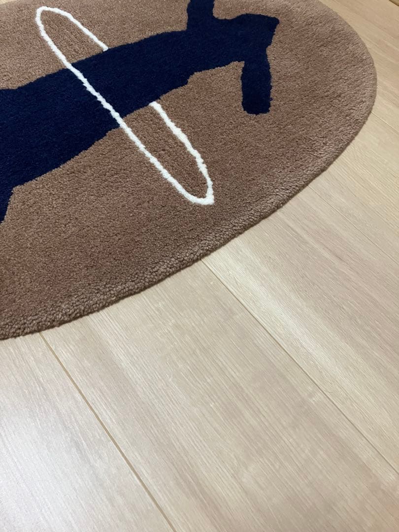 ミナペルホネン　ラグ　run run run