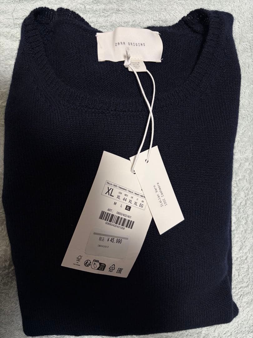 値下げ不可 ZARA origins カシミヤ100% 45990円