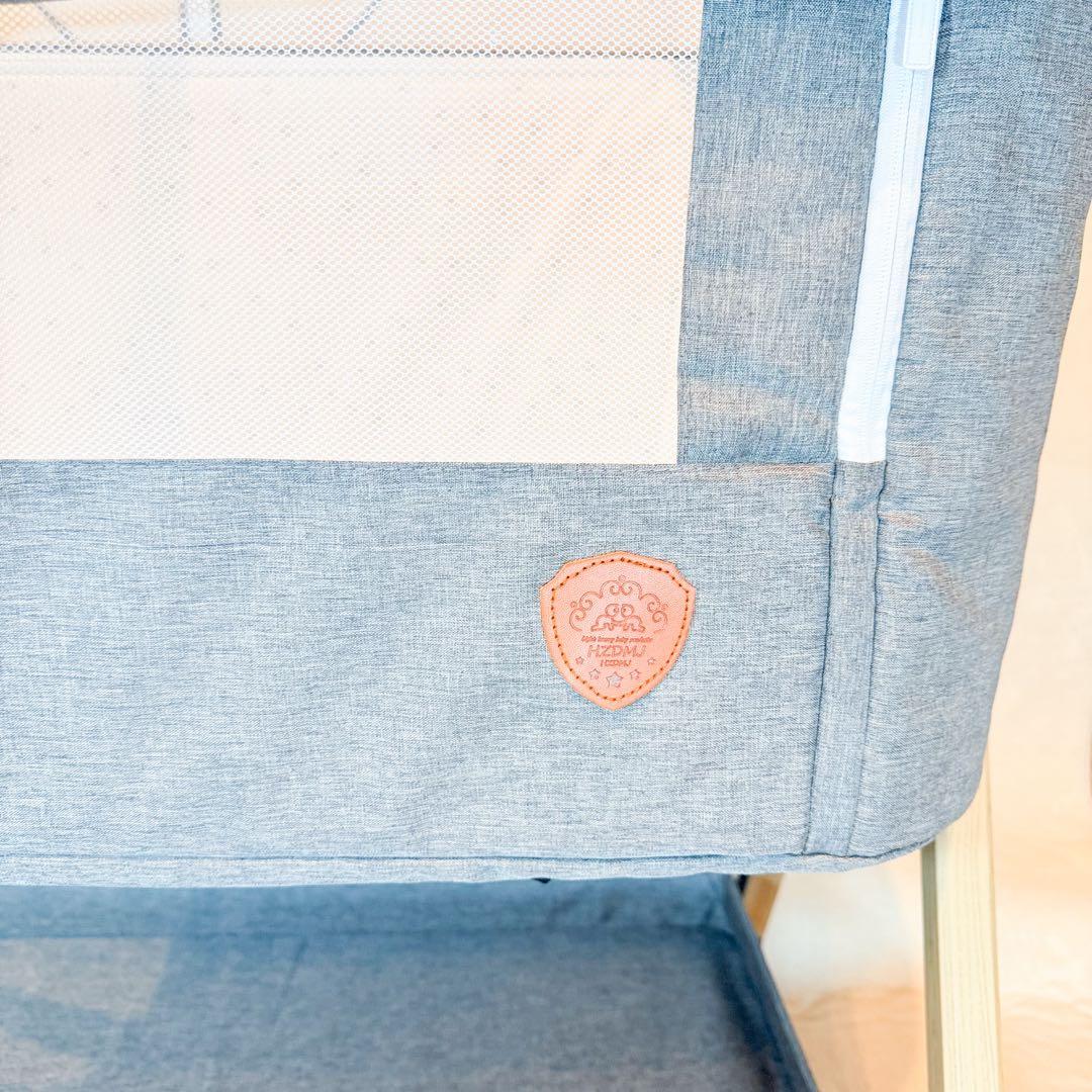 【2024年購入】HZDMJ ベビーベッド グレー