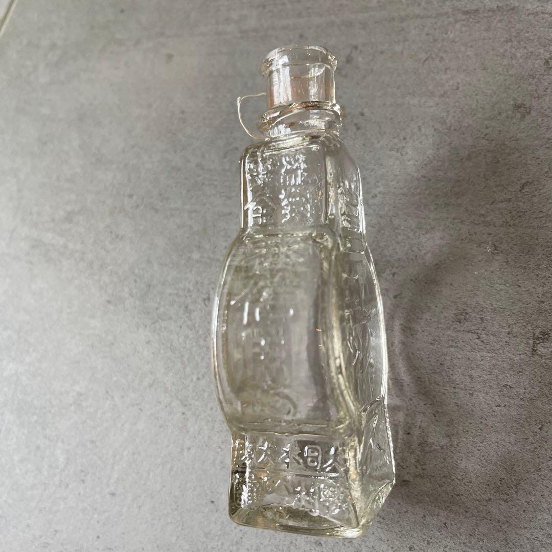 白玉ソース　アンティーク　ガラスボトル　大日本大阪野村吟醸　注ぎ口汚れあり希少