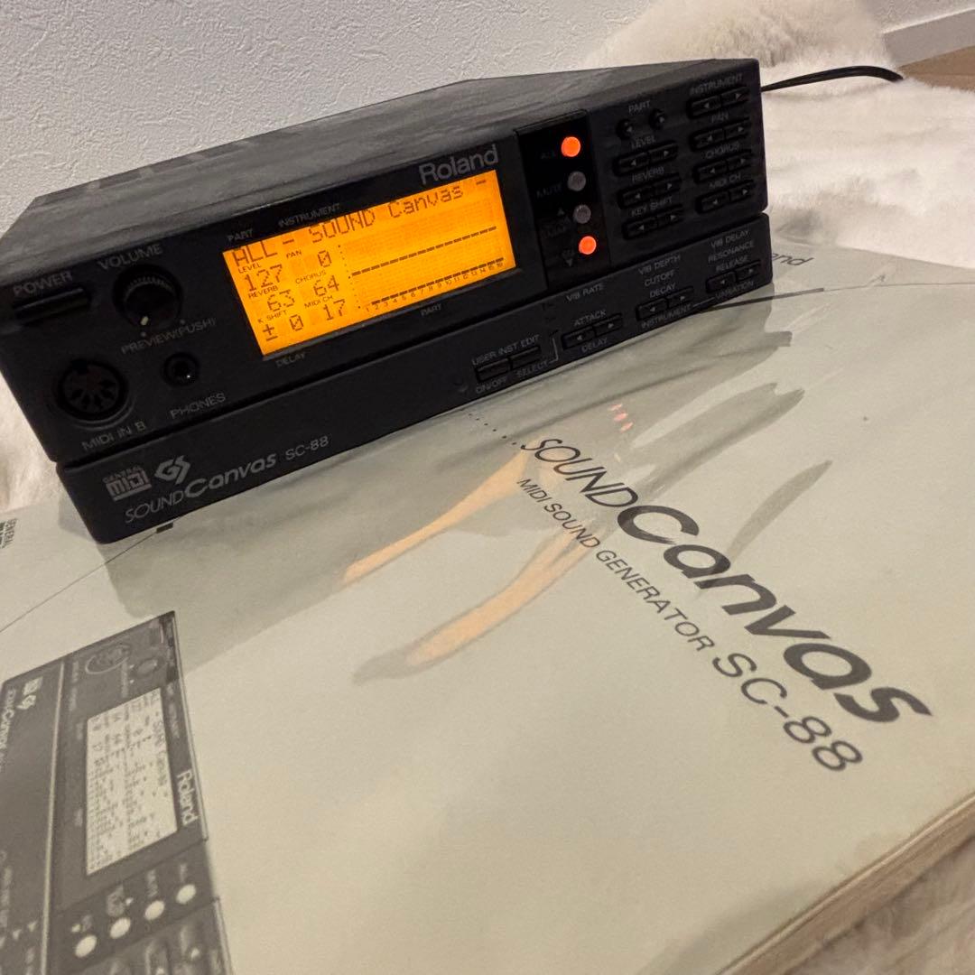 【取説付き】ローランド SC-88 ハードウェア音源