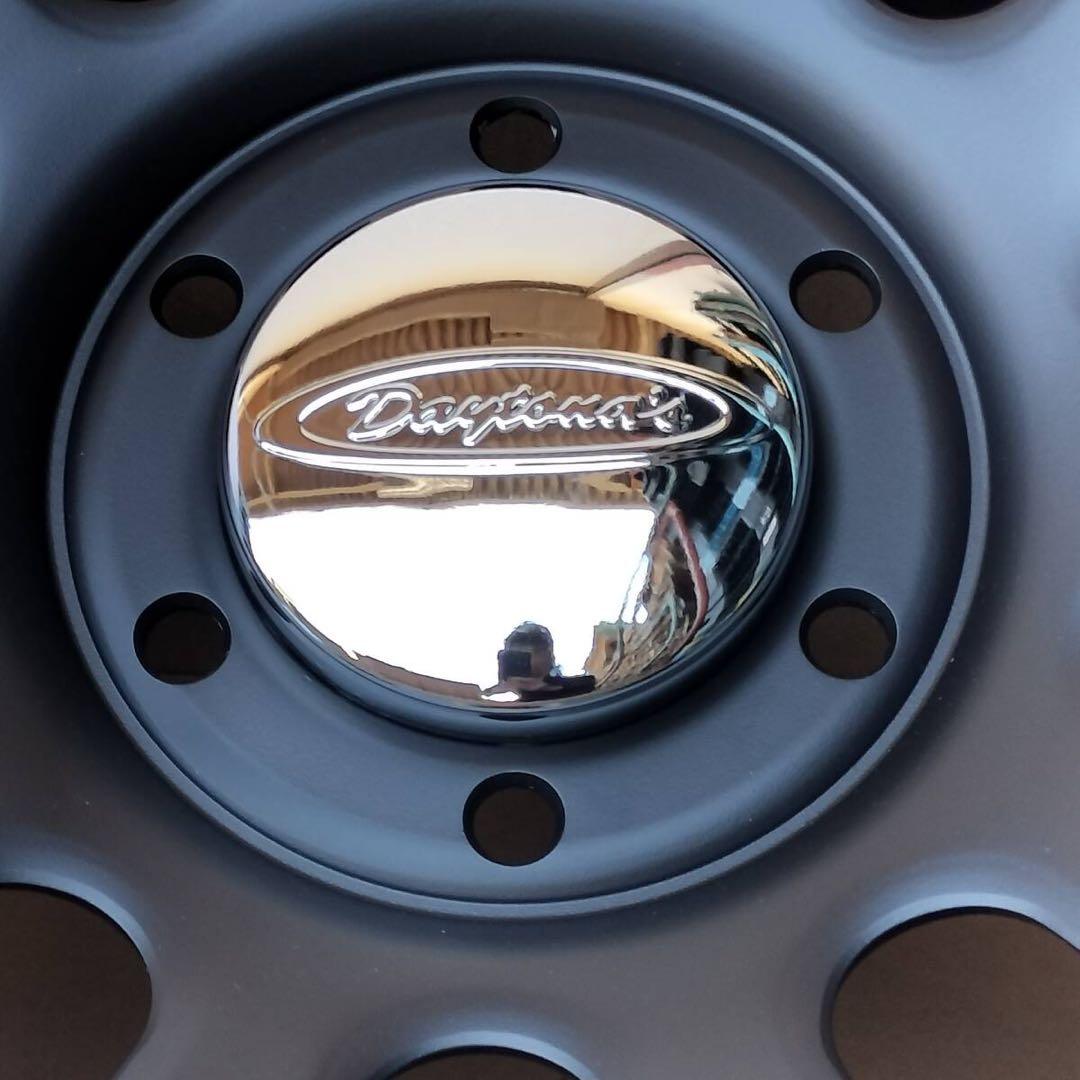 ハイエース200に！未使用デイトナ15インチ マットブラックホイール 4個セット