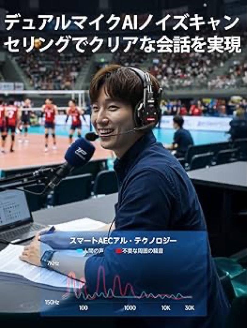 SYNCO XTALK XMAX2 ワイヤレスインカ厶 ヘッドセット 2人用