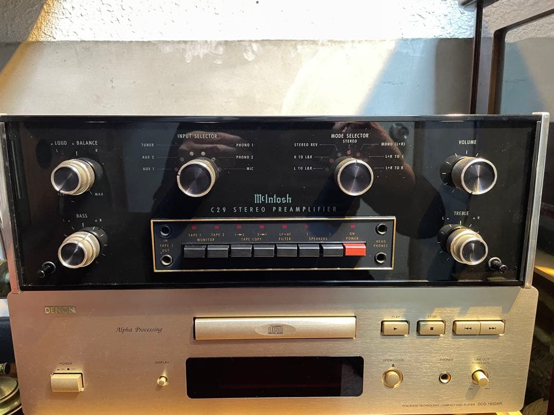 極美品　完動品　McIntosh C29 ステレオプリアンプ 本体