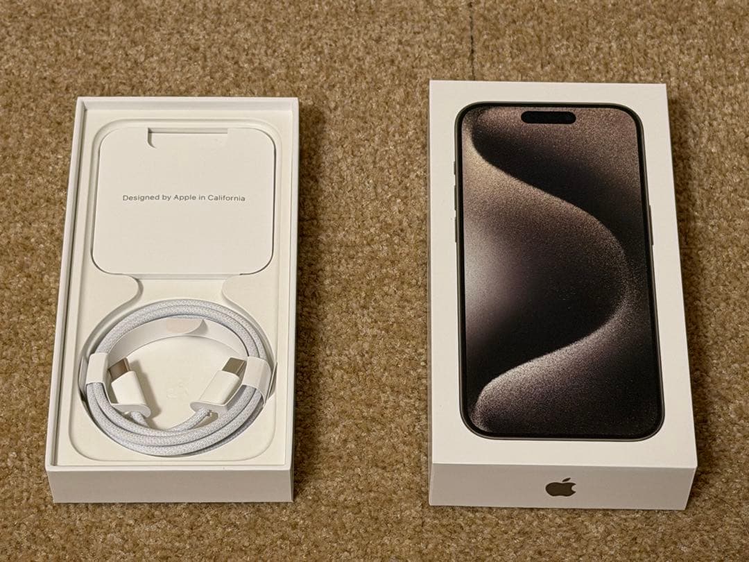 Apple iPhone 15 Pro 128GB ナチュラルチタニウム
