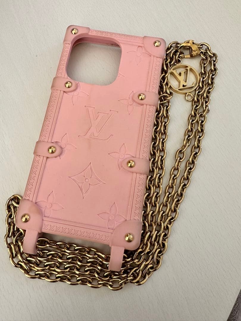 Louis Vuitton ピンク iPhone14Proケース