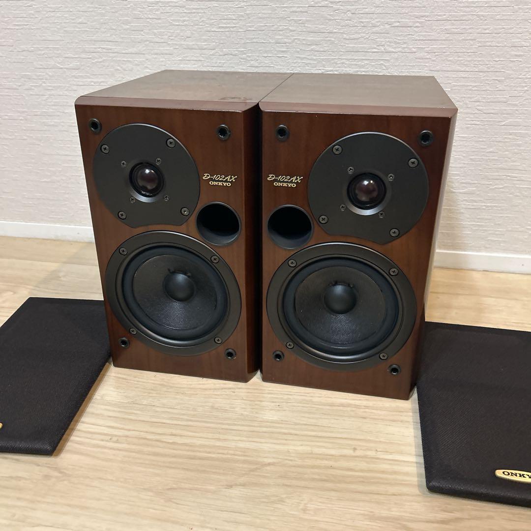 【美品】 ONKYO スピーカー　D-102AX （2台1組）