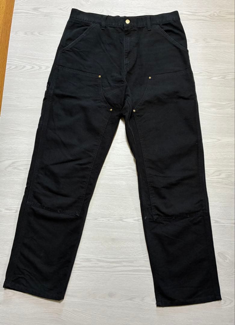 carharttダブルニー　32×32 ブラック