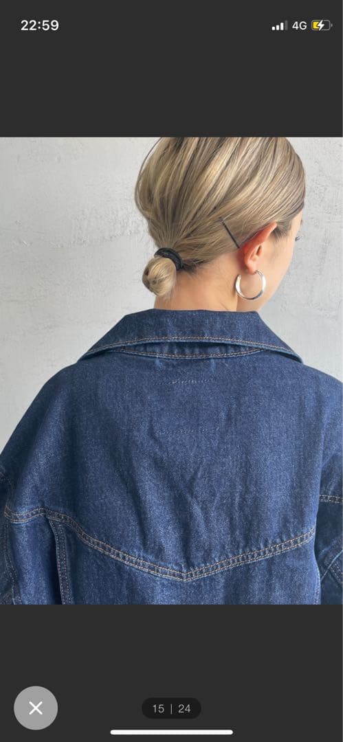 リーバイス　SHRUNKEN 90'Sショート丈トラッカーデニムジャケット