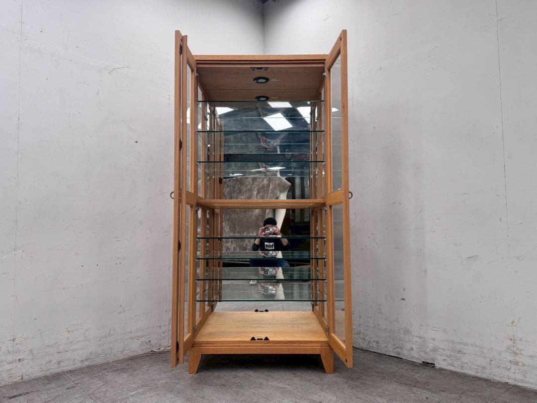 T7085☆美品☆ヨコマク☆スティル☆ドキュリオケース☆飾り棚☆キャビネット☆