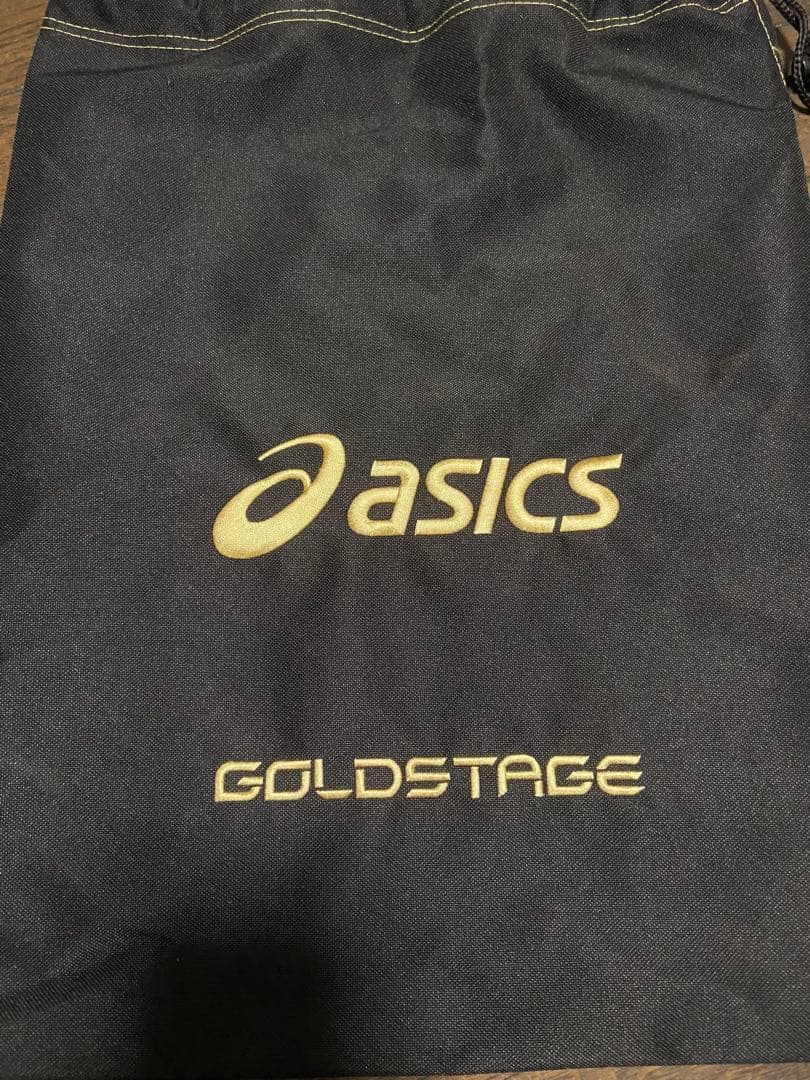 新品未使用 アシックス 野球スパイク（右足P皮底部釘打ちアッパー縫いコバ金）