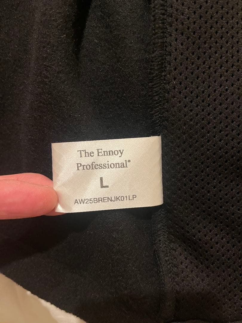The Ennoy Professional フリースベスト Lサイズ ブラック