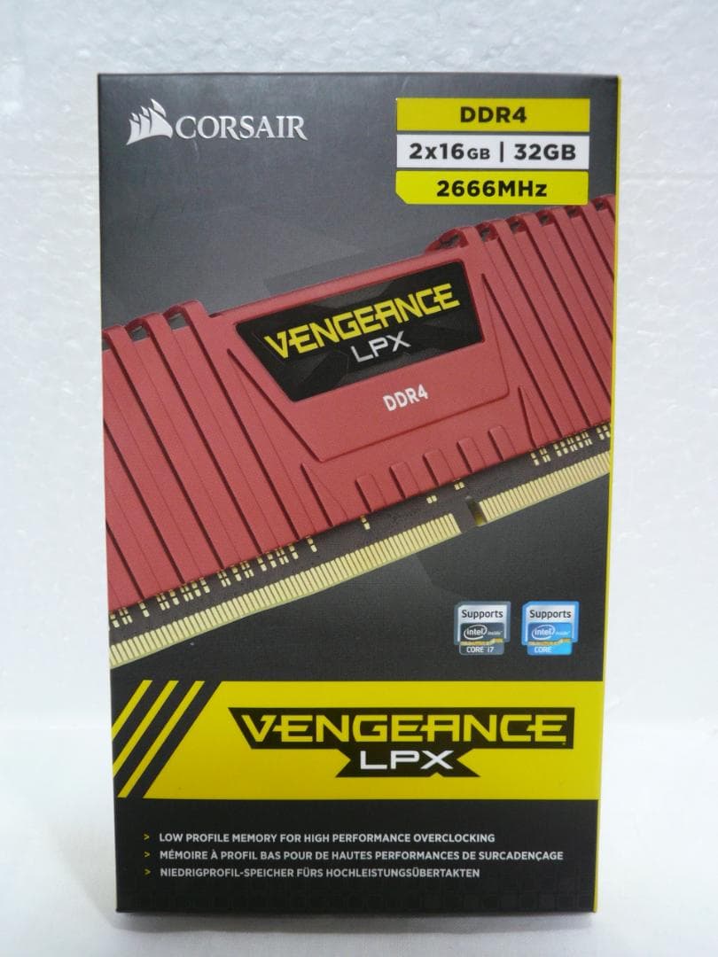 メモリー DDR4 32GB 2666MHz Corsair Vengeance LPX