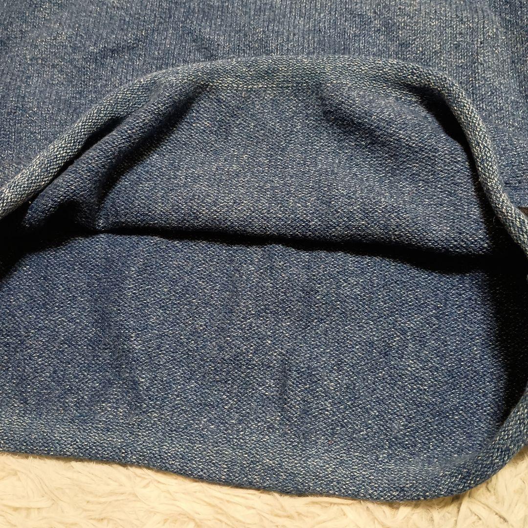 【Michael Ross】90s デニムセーター S インディゴ 藤原ヒロシ