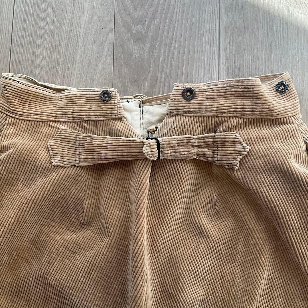 K*n様 ビンテージ/40s〜50s/太畝/コーデュロイ/バックルバック/針刺バ