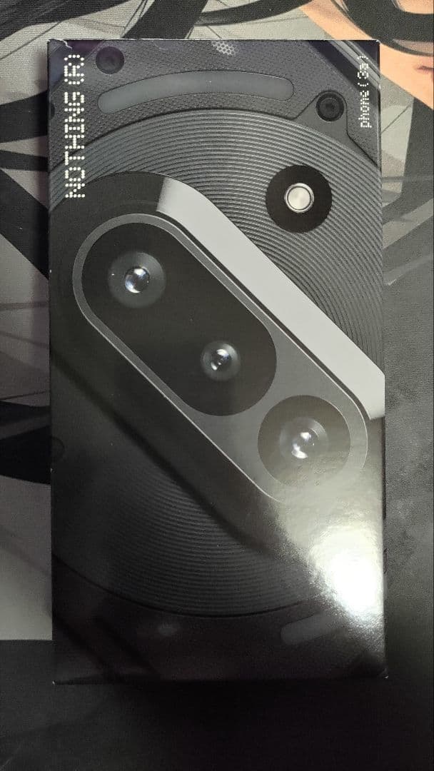 Nothing Phone (3a) ブラック 256GB ケースリング付