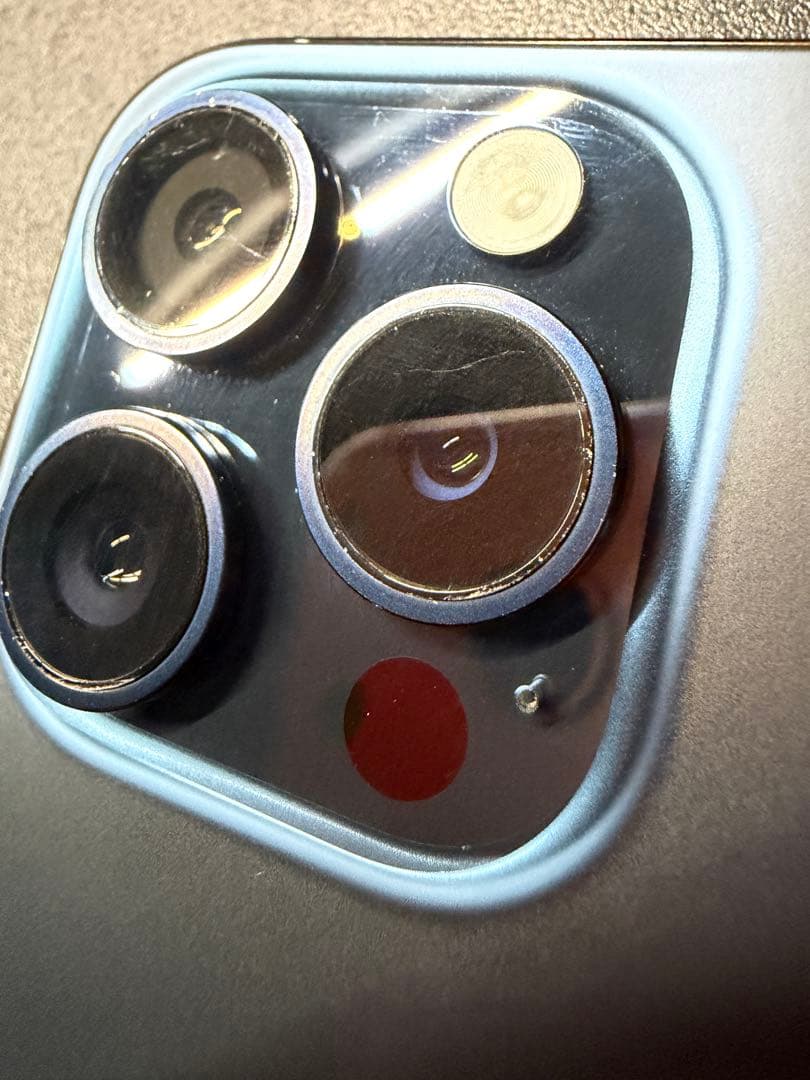 iPhone15pro 128GBブルーチタニウム