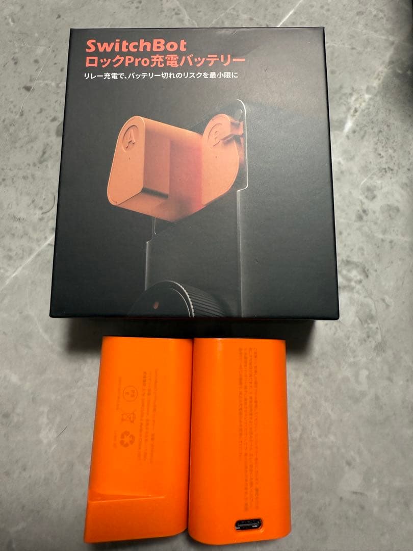 売れるかな〜★SwitchBotロックプロ★指紋認証パッド★専用バッテリー付き