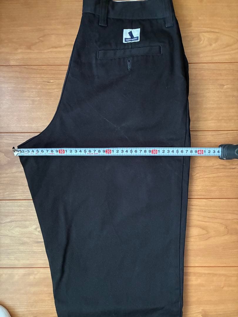 DESCENDANT ブラック チノパン