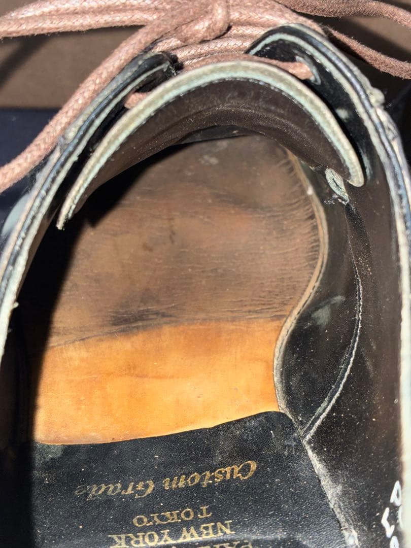 チャーチ　ウッドブリッジ　定価125400円　ポリッシュドバインダーカーフ　箱付