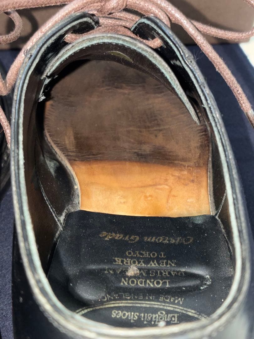 チャーチ　ウッドブリッジ　定価125400円　ポリッシュドバインダーカーフ　箱付