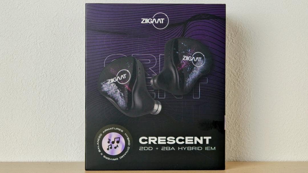 ZiiGaat Crescent 2DD＋2BA イヤホン アイソバリック構造