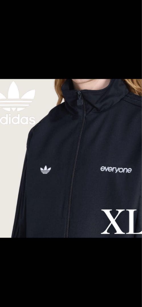 トップス adidas everyone TRACK TOP BLACK XL