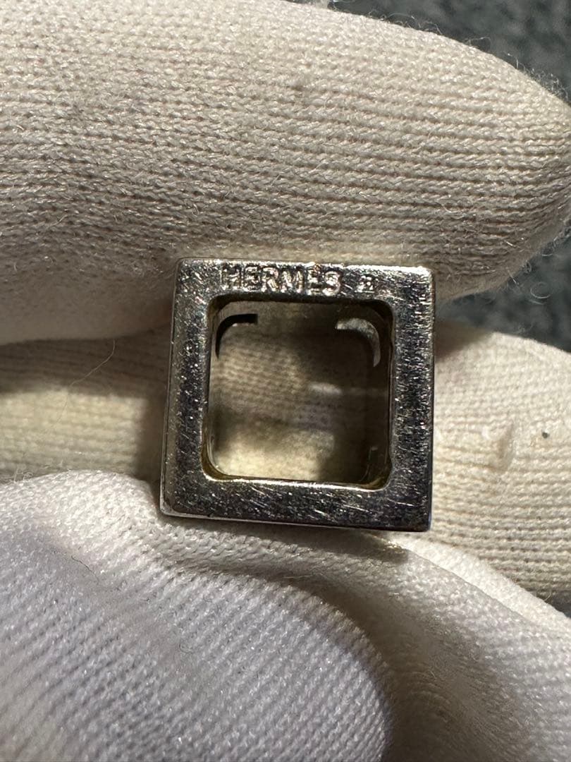 HERMES　エルメス　Hキューブ　ペンダントトップ　チャームのみ