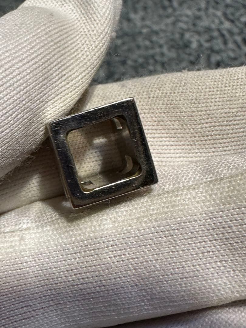 HERMES　エルメス　Hキューブ　ペンダントトップ　チャームのみ